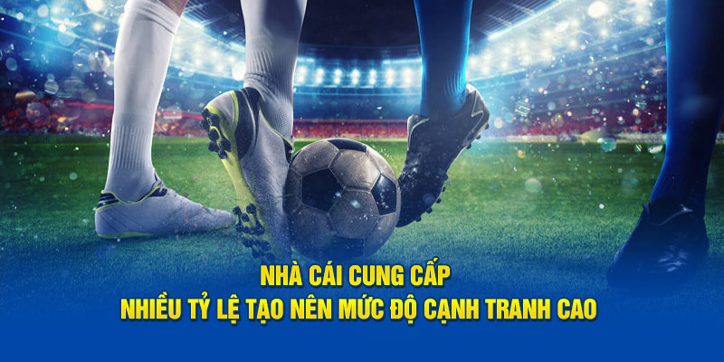 Nhà cái cung cấp nhiều tỷ lệ tạo nên mức độ cạnh tranh cao